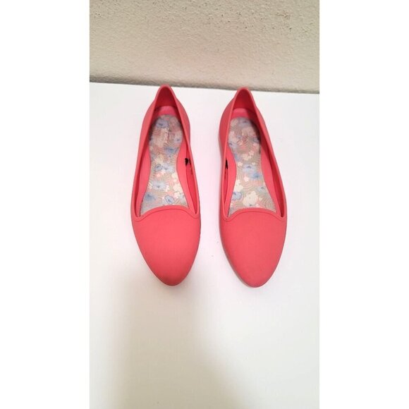 Crocs Light Pink Pointed Toe Slip-On Flats Size 8 - Picture 12 of 14